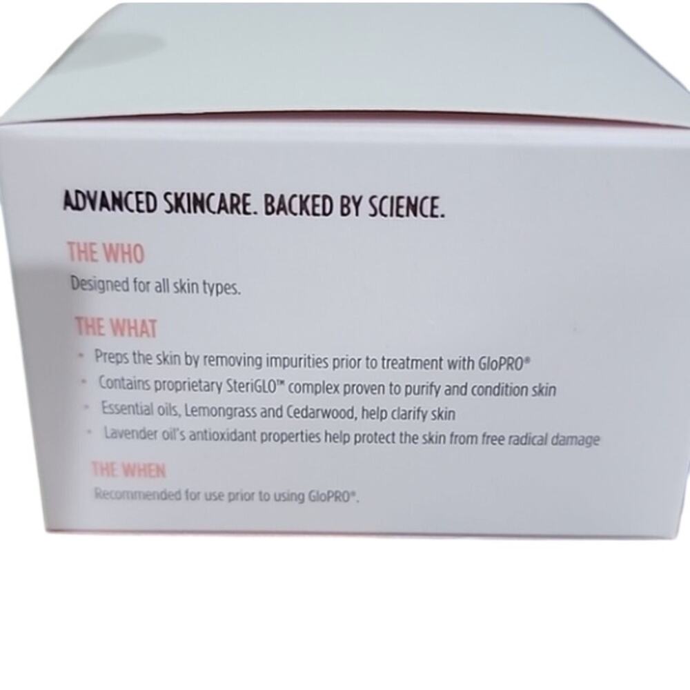 BEAUTYBIO GloPRO Skin Prep Pads Clarifying Cleansing Wipes Peptides NEW SEALED - Picture 5 of 5